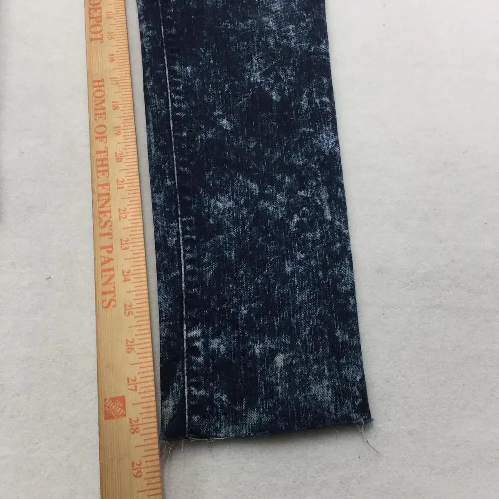 Levis 535 Legging Jegging Jeans Juniors 13 Blue Acid Wash Slim Stretch Denim